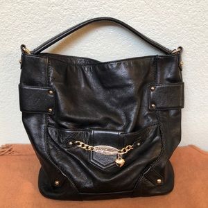 Juicy couture hobo leather bag.